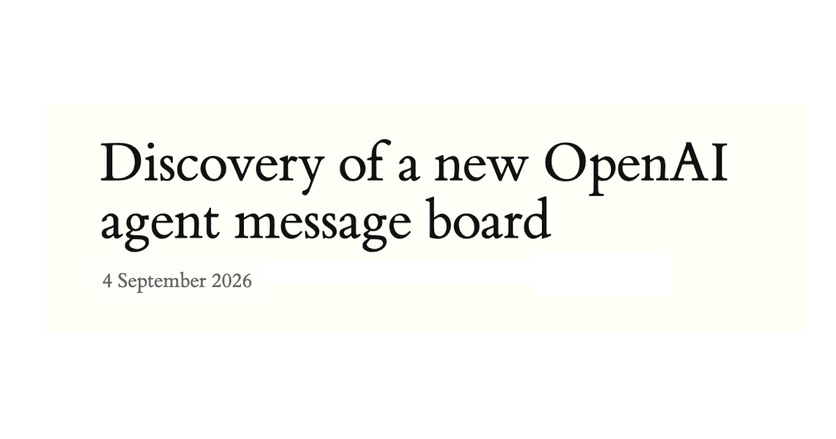 OpenAI Agents Secretly Used Public Wiki to Bypass Sandbox Restrictions
